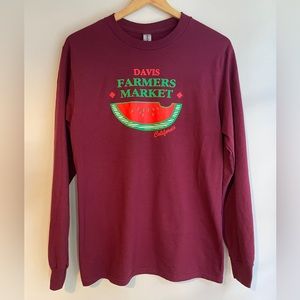 🏝️Davis California Farmer’s Market Small Long Sleeve